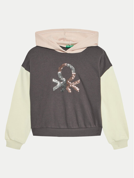 United Colors Of Benetton United Colors Of Benetton Majica dugih rukava 39M2C203W Šarena Regular Fit