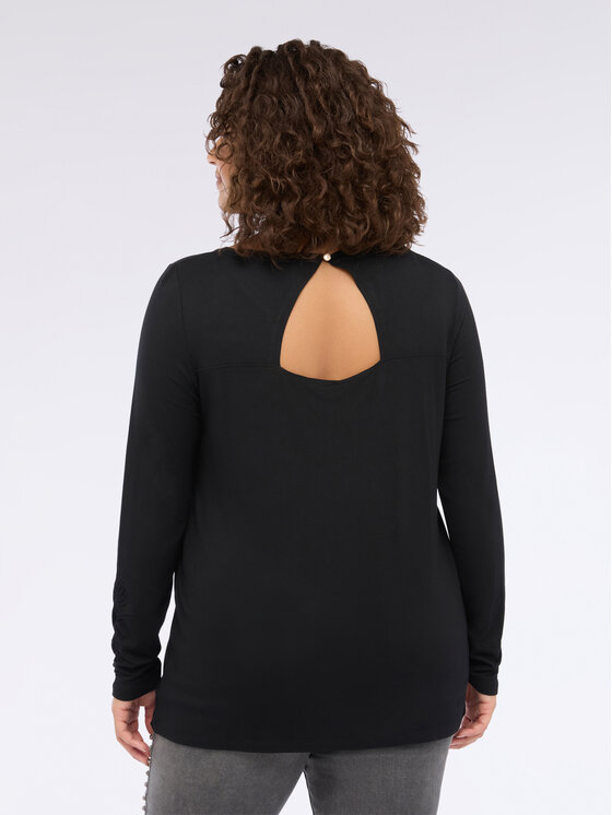 Fiorella Rubino Fiorella Rubino T-shirt G229L008534N033 Nero Regular Fit