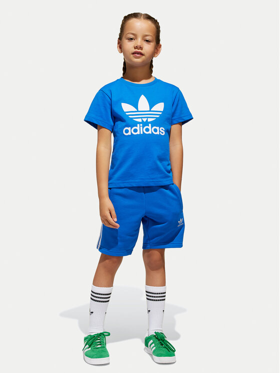 adidas adidas Súprava Tričko a šortky adicolor JC9157 Modrá Regular Fit