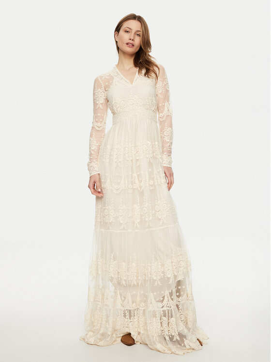 YAS YAS Вечірня сукня Seloise 26015997 Білий Regular Fit