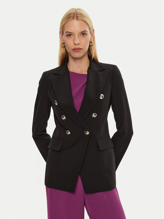 Maryley Maryley Σακάκι 24IB139/43NE Μαύρο Regular Fit
