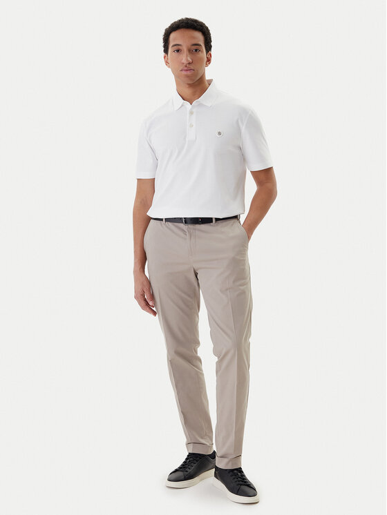 BOSS BOSS Polo marškinėliai Parris 50555829 Balta Regular Fit