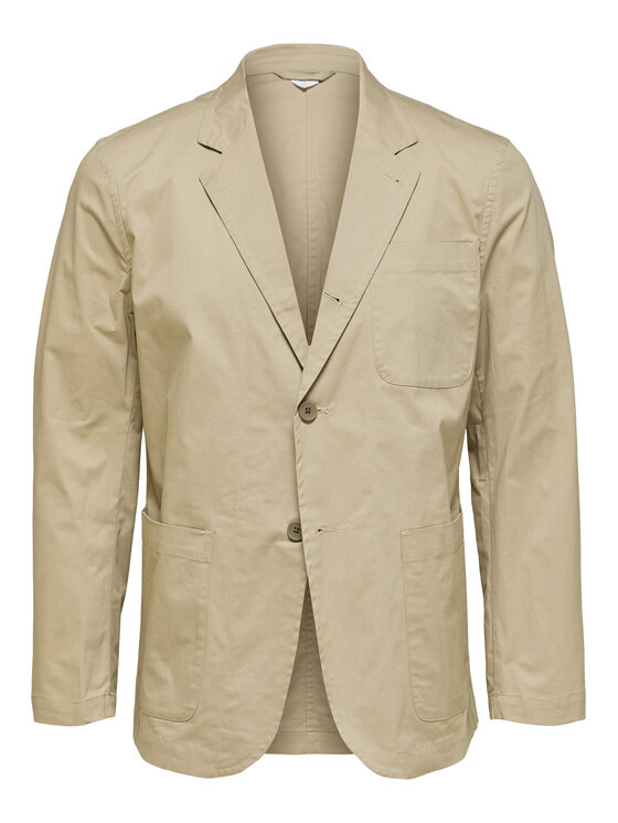 Selected Homme Selected Homme Sakko 16088513 Beige Regular Fit