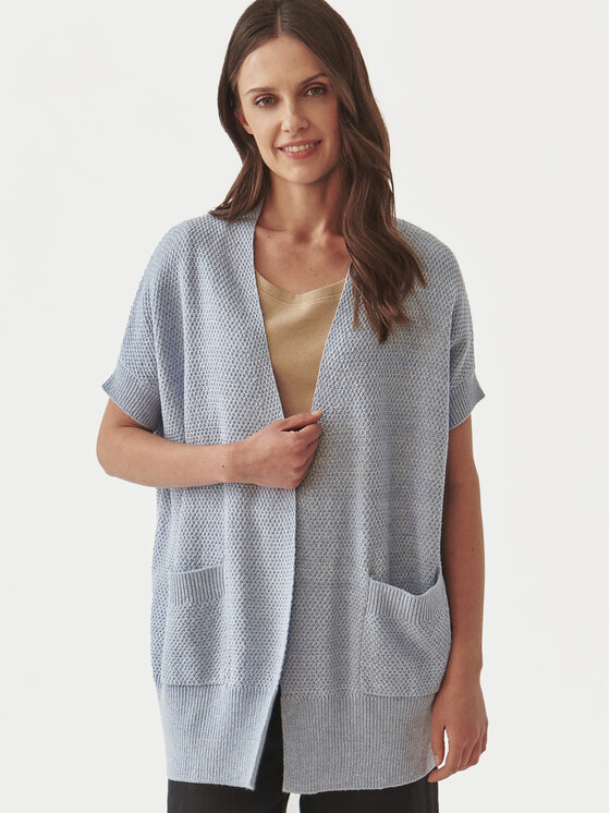 Tatuum Tatuum Cardigan Pulover T2416.106B Blu Regular Fit