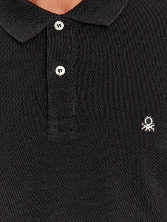 United Colors Of Benetton United Colors Of Benetton Polokošeľa 3089J3204 Čierna Regular Fit