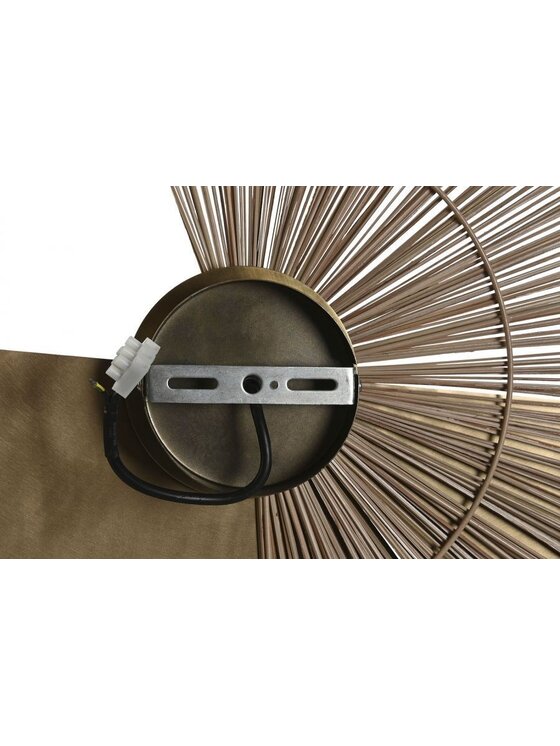 MIAhome MIAhome Kinkiet metalowy Sconce Złoty