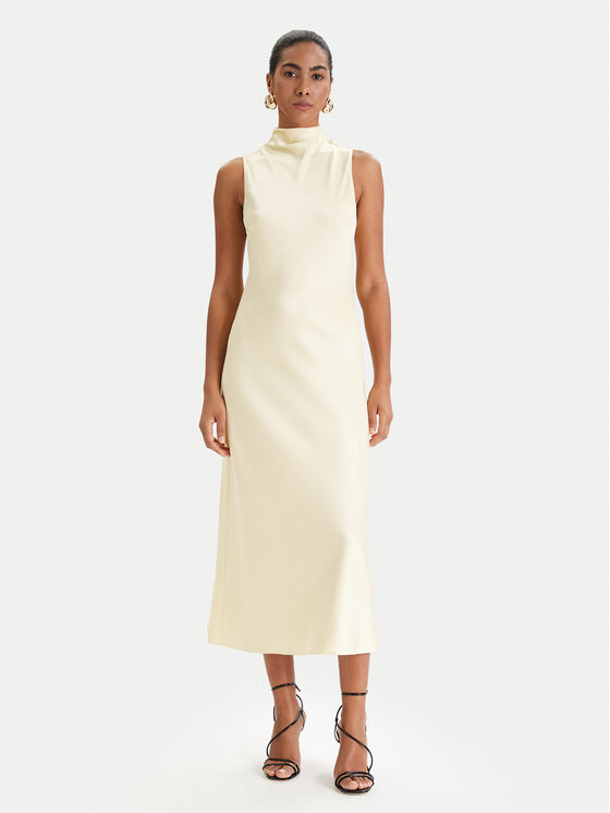 Patrizia Pepe Patrizia Pepe Rochie cocktail 8A1627/A269-Y478 Galben Regular Fit