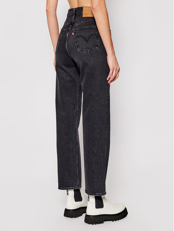 Jeans Ribcage Ankle 72693-0037 Nero Regular Fit