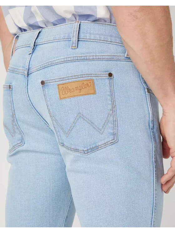 Wrangler Wrangler Jeansy LARSTON Niebieski Slim Fit