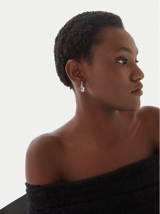 Swarovski Swarovski Auskarai Swan 5705728 Sidabrinė