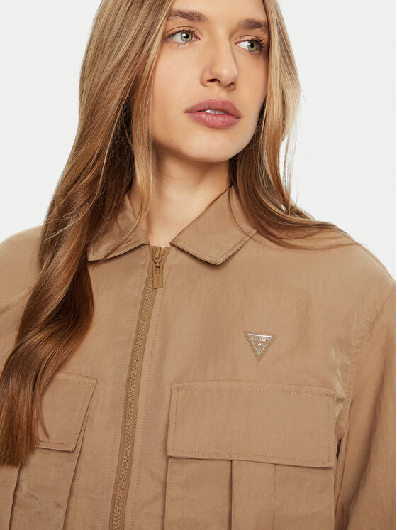 Guess Guess Átmeneti kabát V5RL03 WGYB0 Barna Regular Fit