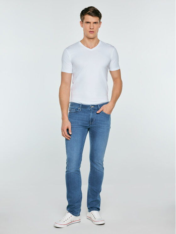 BIG STAR BIG STAR Jeansy TERRY Niebieski Slim Fit