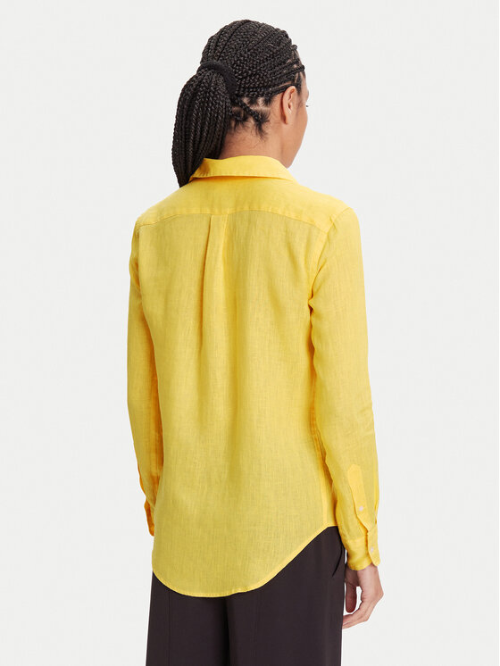 Polo Ralph Lauren Polo Ralph Lauren Риза 211970730 Жълт Classic Fit