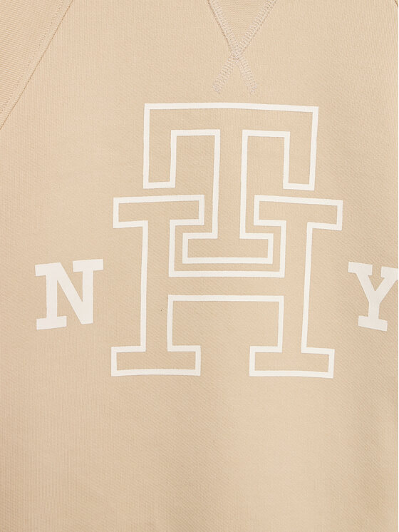 Tommy Hilfiger Tommy Hilfiger Felpa Revesible KS0KS00496 D Beige Regular Fit