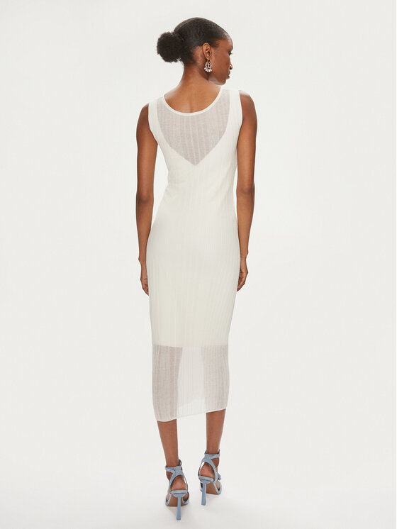 PINKO Pinko Vsakodnevna obleka Dune 103540 A1ND Écru Slim Fit