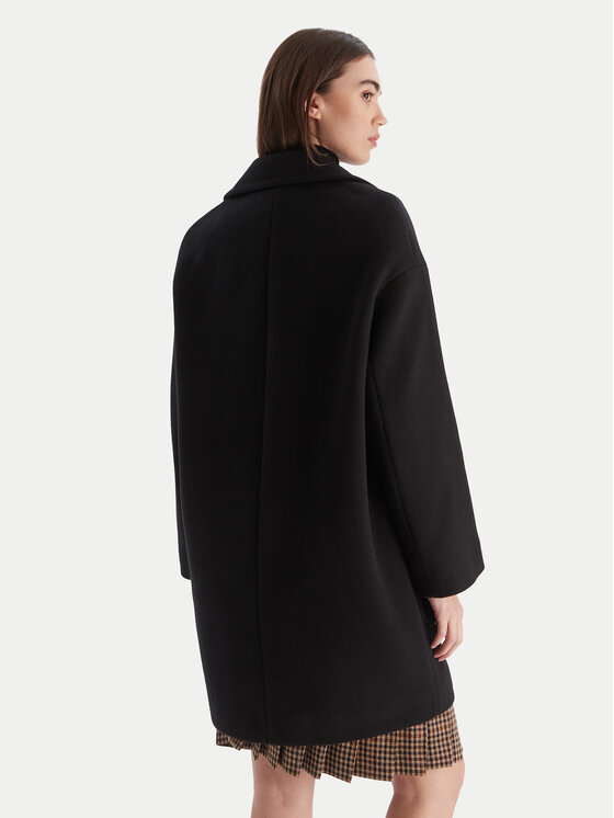 MAX&Co. MAX&Co. Vuneni kaput 2526016023200 Crna Regular Fit