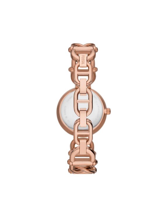 Fossil Fossil Hodinky Carlie Signature Chain ES5273 Zlatá