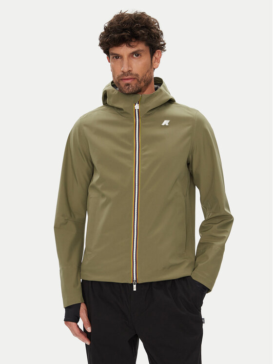 K-Way Nepremokavá bunda Jacko K5123GW Zelená Regular Fit