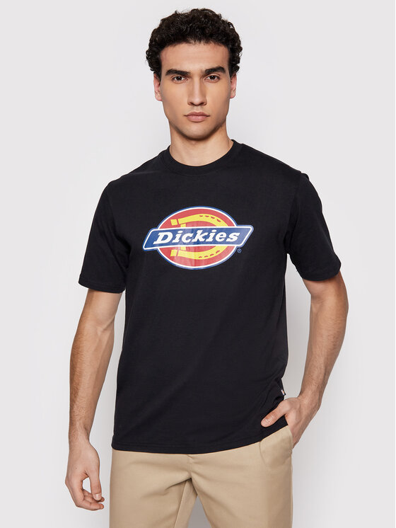 Dickies Dickies T-särk Icon Logo DK0A4XC9BLK1 Must Regular Fit