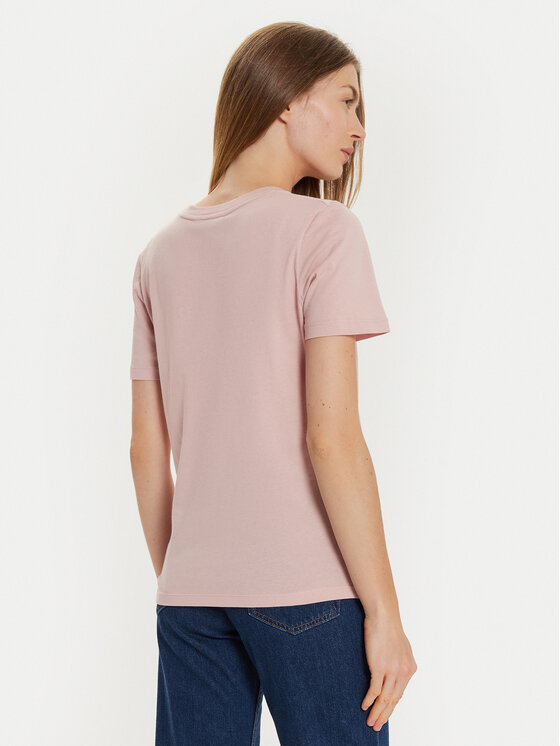 Tommy Hilfiger Tommy Hilfiger T-Shirt WW0WW40276 Różowy Regular Fit