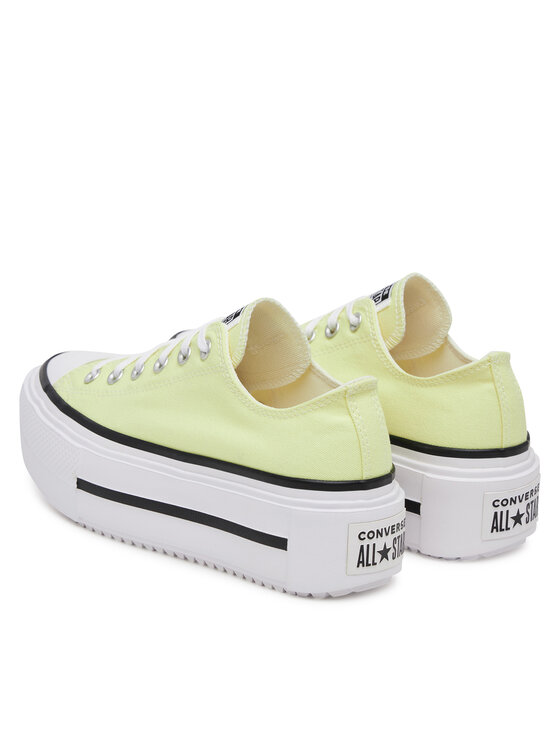Converse Converse Modne superge Chuck Taylor All Star Lift Double Stack Platform A16283C Rumena