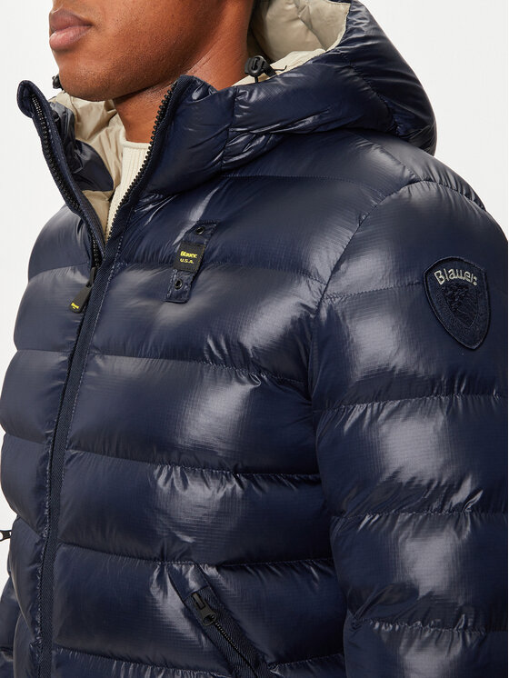 Blauer Blauer Зимно яке 24WBLUC02055 005958 Тъмносин Regular Fit