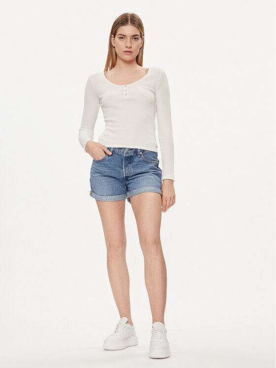 Levi's® Levi's® Szorty jeansowe 501® Rolled 29961-0035 Niebieski Relaxed Fit