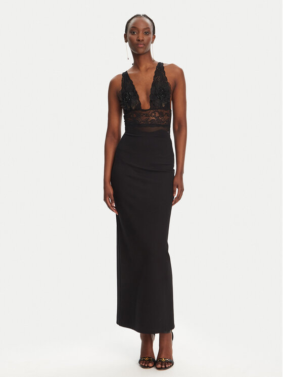 Elisabetta Franchi Elisabetta Franchi Body BO03452E2 110 Fekete Regular Fit