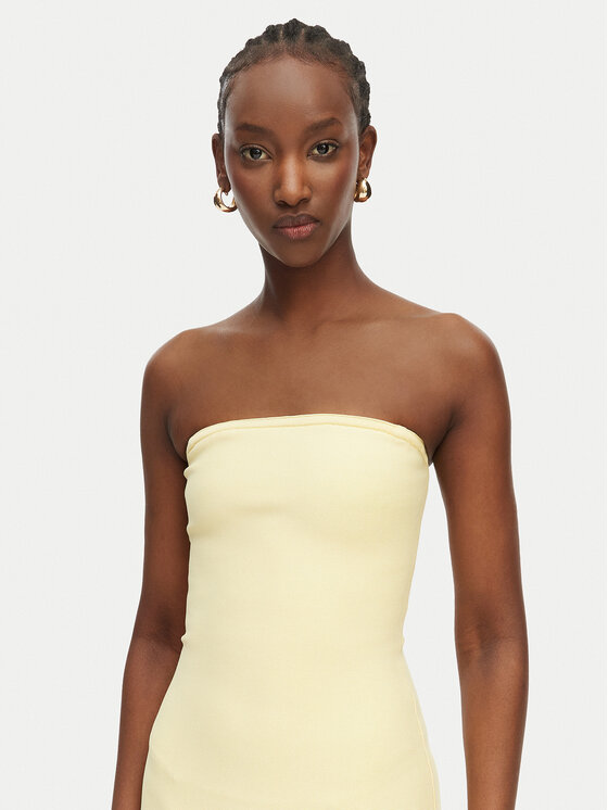 Marciano Guess Marciano Guess Abendkleid G6GK55 Z0664 Gelb Slim Fit