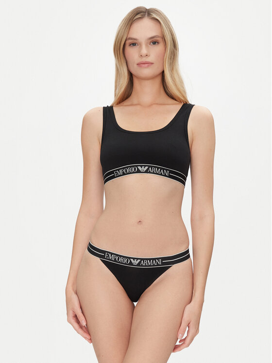 Emporio Armani Underwear Emporio Armani Underwear 2er-Set Stringtangas EW000405 AF10881 MC005 Schwarz