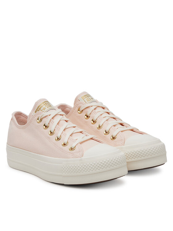 Converse Converse Trampki Chuck Taylor All Star Lift Platform Gold A12584C Różowy