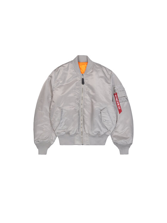 Alpha Industries Alpha Industries Kurtka bomber MA-1 Heritage Bomber Jacket Srebrny Core Fit