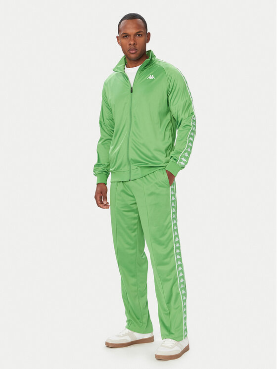 Kappa Kappa Bluza 301EFU0 Zielony Regular Fit