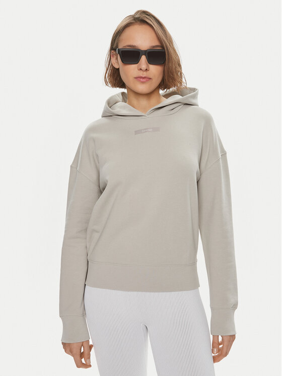 Női Pulóver Calvin Klein, Méret: S, Bézs, Micro Logo K20K206631