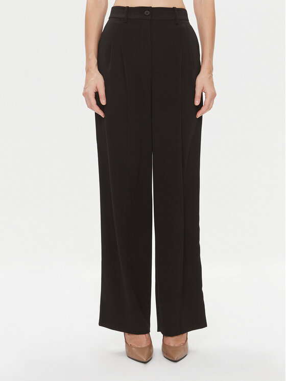 Calvin Klein Calvin Klein Hlače K20K205689 Crna Relaxed Fit