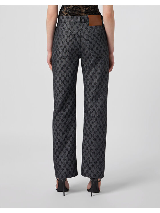 PHILIPP PLEIN PHILIPP PLEIN Jeansy 31054 Světle modrá Straight Fit