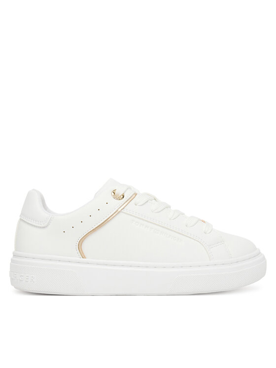 Sneakers Tommy Hilfiger Low Cut Lace Up Sneaker T3A9-33982-1355 D Alb