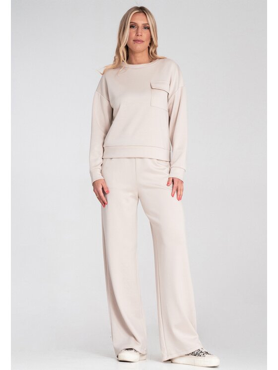 FIGL FIGL Tepláková súprava M1249 Béžová Regular Fit