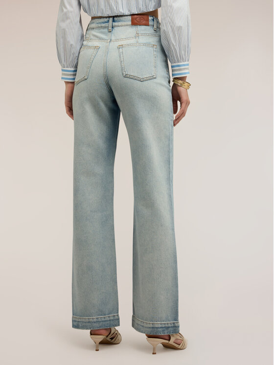 Motivi Motivi Jeans P457Q004469N004 Turchese Over Fit
