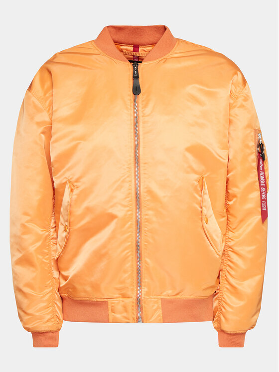 Alpha Industries Bomber stila jaka MA-1 CS 136136 Oranžs Relaxed Fit