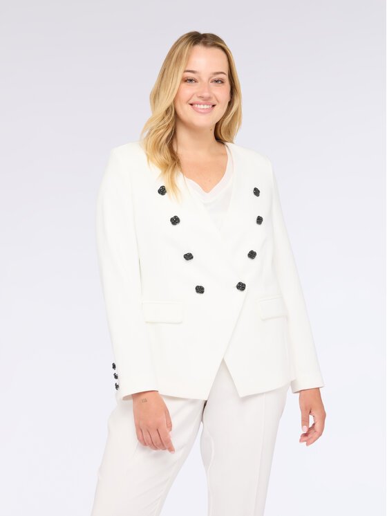 Fiorella Rubino Fiorella Rubino Giacca outdoor Q525T000208N011 Bianco Regular Fit