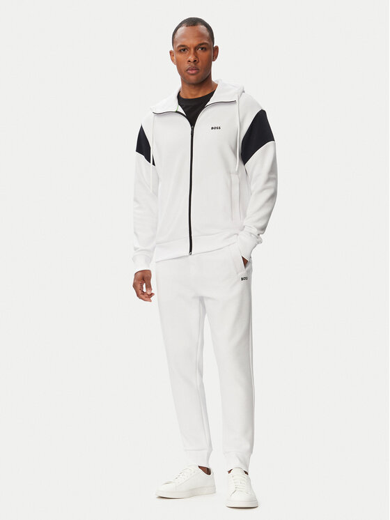 BOSS Trening SW 50569918 Alb Regular Fit