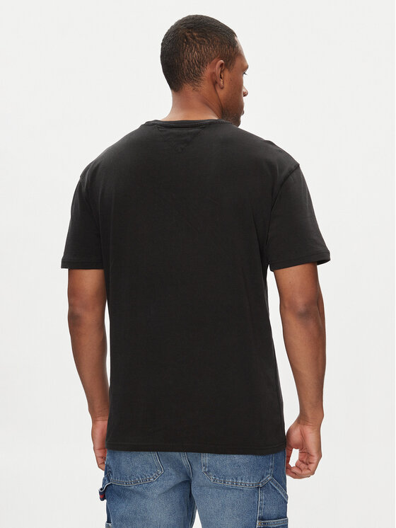 Tommy Jeans Tommy Jeans Тишърт Athletic Club DM0DM18557 Черен Regular Fit