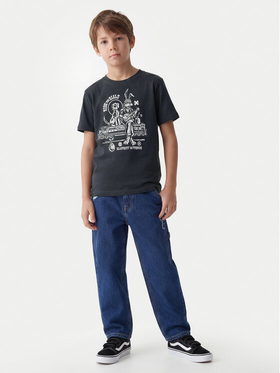 Element Element T-Shirt Timber Aboard ELBZT00259 Czarny Regular Fit