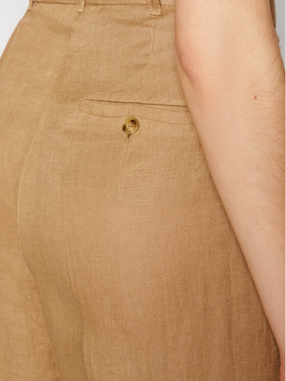 Marella Marella Pantaloni di tessuto Domino 31311512 Marrone Regular Fit