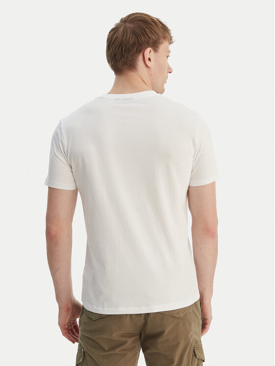 Napapijri Napapijri T-Shirt S-Mahsa NP0A4FZB Εκρού Regular Fit