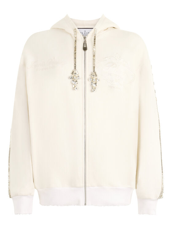 PHILIPP PLEIN PHILIPP PLEIN Bluza 30517 Biały Regular Fit