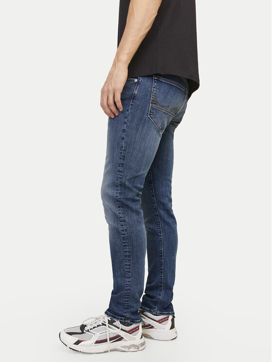 Jack & Jones Jack & Jones Džínsy Iglenn Fox 12250486 Modrá Slim Fit
