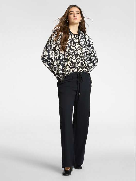 Elena Mirò Elena Mirò Cappotto invernale F240P000183N001 Nero A-Line Fit