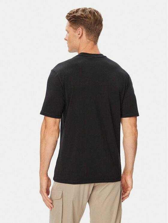 Napapijri Napapijri T-shirt S-Badge NP0A8949 Nero Regular Fit